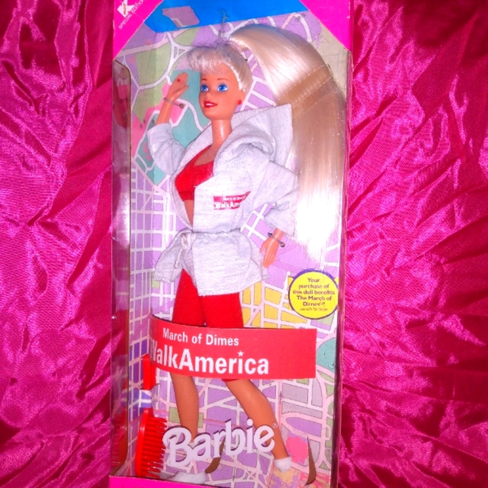 1997 March of Dimes Walk America Barbie.
